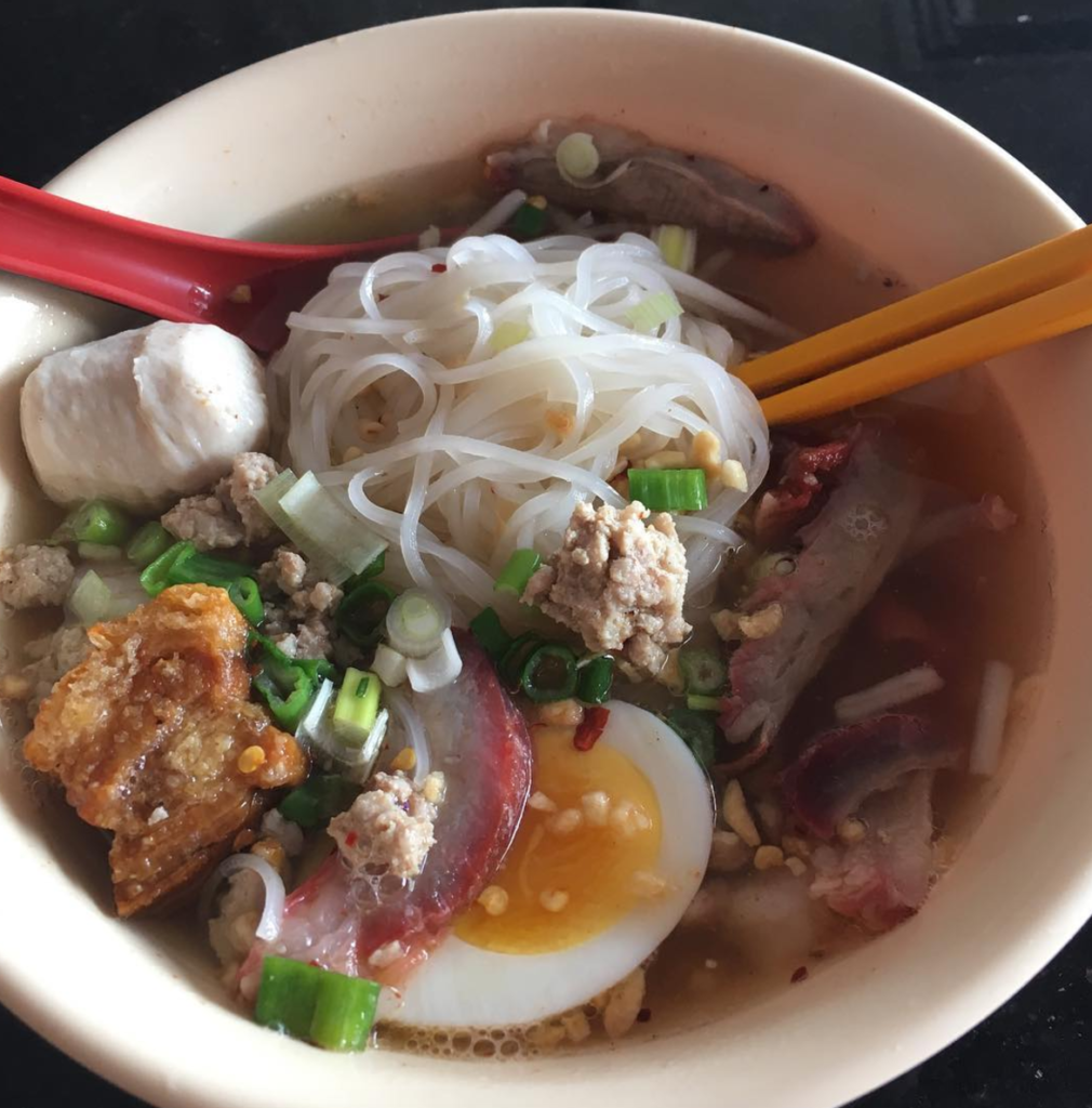 A classic soup dish at Crispy Pork Gang in Thai Town